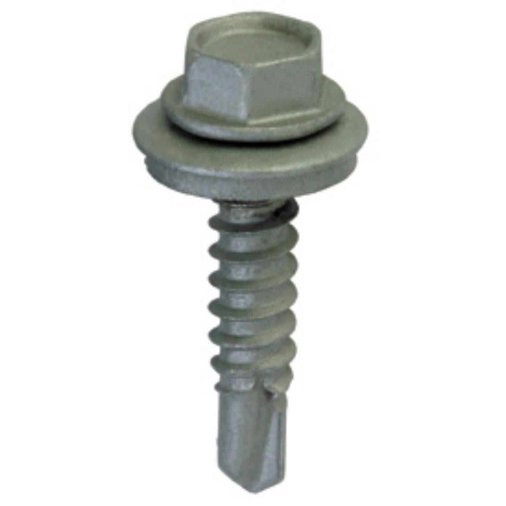 #12 X 3 In. External Hex-Washer-Head Roofing Screw With Washer (40-Pieces Per Pack)