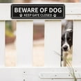 thumbnail image 1 of 12 X 3 Inch, 1 Piece Premium Aluminum Beware Of Dog Keep Gate Closed Sign, Rustproof Fade Resistant Warning Sign For Outdoor Fence Front Door Gate, For Home For Family, 1 of 6