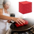 thumbnail image 1 of 12"X12" Microfiber Towels for Cars,Red Microfiber Cleaning Cloth,Red Rags,Ultra Absorbent Car Towels Traps Grime & Liquid for Streak-Free Mirror Shine,Scratch Proof(1Pcs),Red, 1 of 9
