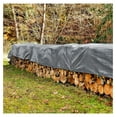 thumbnail image 1 of 12'X26' 12 mil Silver Tarp Extra Heavy Duty 3 Ply Reinforced Canopy 6 oz (Approximate 11'.6 x 25'.6), 1 of 2