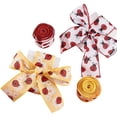 thumbnail image 1 of 12 Yards 2 Patterns Ladybug Ribbon Wired 2.5 Inch Width Burlap Insect Theme Craft Ribbons Spring Summer Flower Fabric Grosgrain Flat DIY, 1 of 7