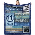 thumbnail image 1 of 12 Year Old Boy Birthday Gifts, Gifts for 12 Year Old Boy, 12th Birthday Gifts for Boys, Birthday Gifts for 12 Year Old Boy, 12th Birthday Decorations for Boys Throw Blanket 60"X50", 1 of 5