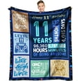thumbnail image 1 of 12 Year Old Boy Gifts, Birthday Gifts for Age 12 Boy, Cool Presents for 12 Year Old Boys, Boys 12 yr Old Gift Ideas, 12th Birthday Decorations for Boy Throw Blanket 60 x 50 Inch, 1 of 5