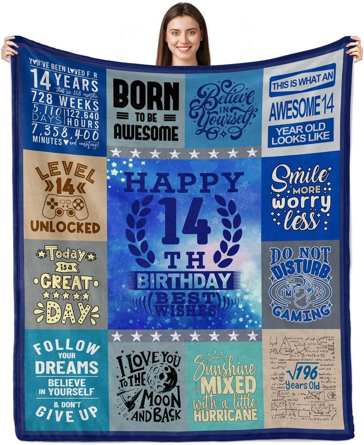 12 Year Old Boys Gift Ideas Blanket 60"x50", Birthday Gifts for 12 Year