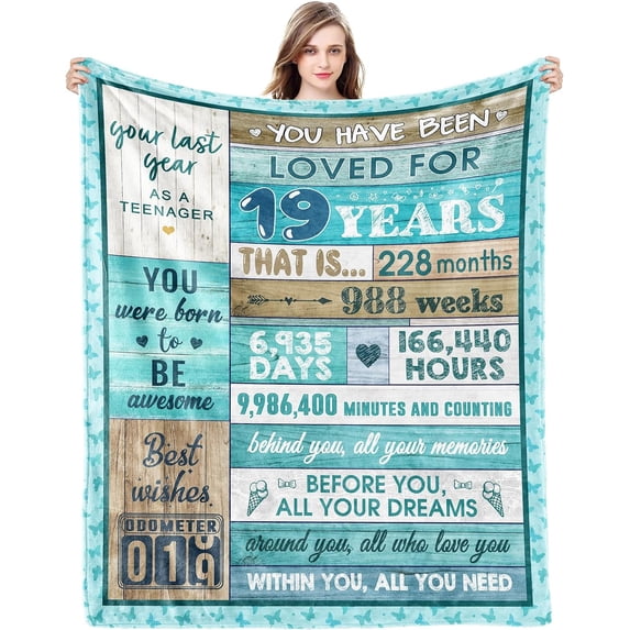 12 Year Old Girl Birthday Gifts, Gifts for 12 Year Old Girl and Boy, 12th Birthday Decorations for Girls, Best Gift Ideas for 12 Year Old Girls, Throw Blanket 60"X50"
