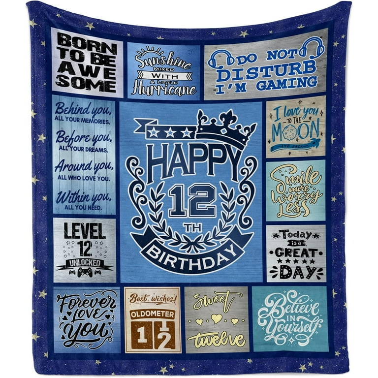 Best Gift For 12 Year Girl 12 Year Old Girl Boy Gift Ideas Throw