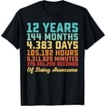 thumbnail image 1 of 12 Years Old Birthday Quote Funny 12th B-day Math Lover T-Shirt mens t shirt，black，women，funny，misfits，men，journey, 1 of 4