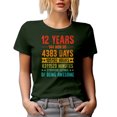 thumbnail image 1 of 12 Years of Being Awesome - Anniversary Celebration, Military Green T-Shirt, XL, 1 of 5