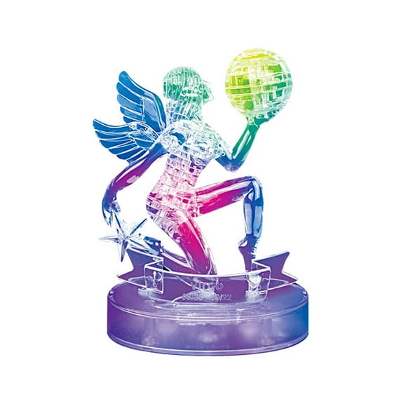 12 Zodiac Crystal Puzzle DIY Building Blocks LED Light Constellation Model Assembly Project Night Light Desk Decor