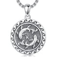 thumbnail image 1 of 12 Zodiac Necklace 925 Sterling Silver Astrology Horoscope Necklace Jewelry Gifts for Women Men, 1 of 6