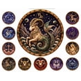 thumbnail image 1 of 12 Zodiac Signs Pearl Art Kit, Full Accessory Pearl Art Set with Rhinestone Tools, Sparkling Constellation Wall Art for Bedroom Living Room (Capricorn), 1 of 7