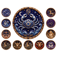 thumbnail image 1 of 12 Zodiac Signs Pearl Art Kit, Full Accessory Pearl Art Set with Rhinestone Tools, Sparkling Constellation Wall Art for Bedroom Living Room (Cancer), 1 of 7