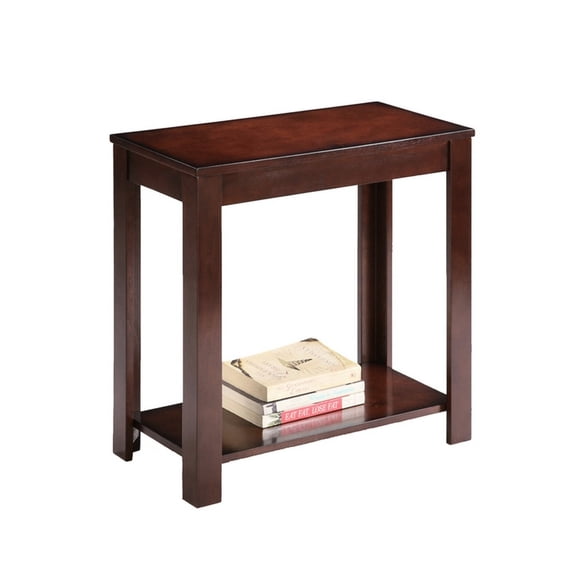 12" by 24" Espresso Table - Holds 250 lbs Firmly - In Bathroom Vanity Side - Offers Towel Place