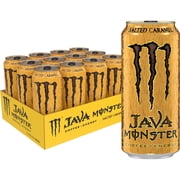 Java Monster Salted Caramel Energy Drink, 12-Pack, 15 fl oz Cans