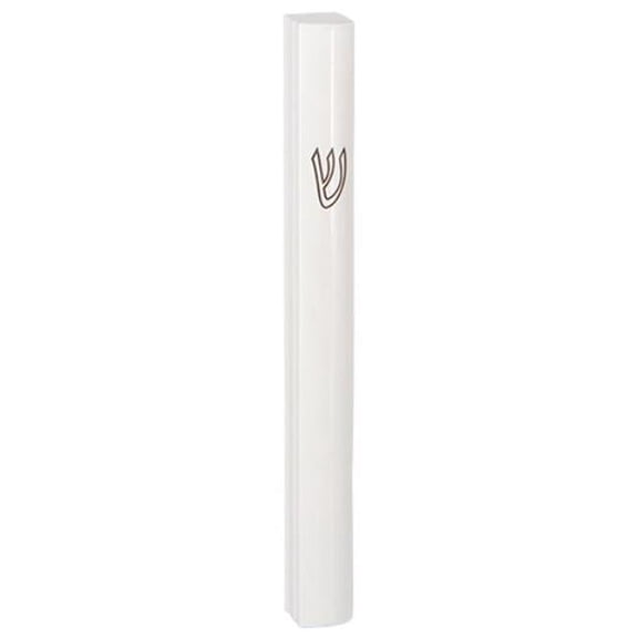 12 cm 2206 White Special Profile Aluminum Mezuzah