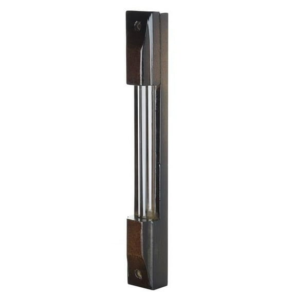12 cm Wood & Glass Mezuzah
