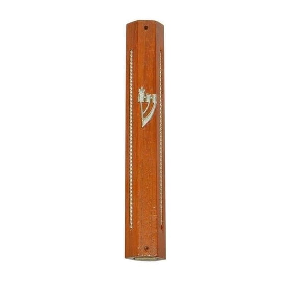 12 cm Wood Mezuzah Cover