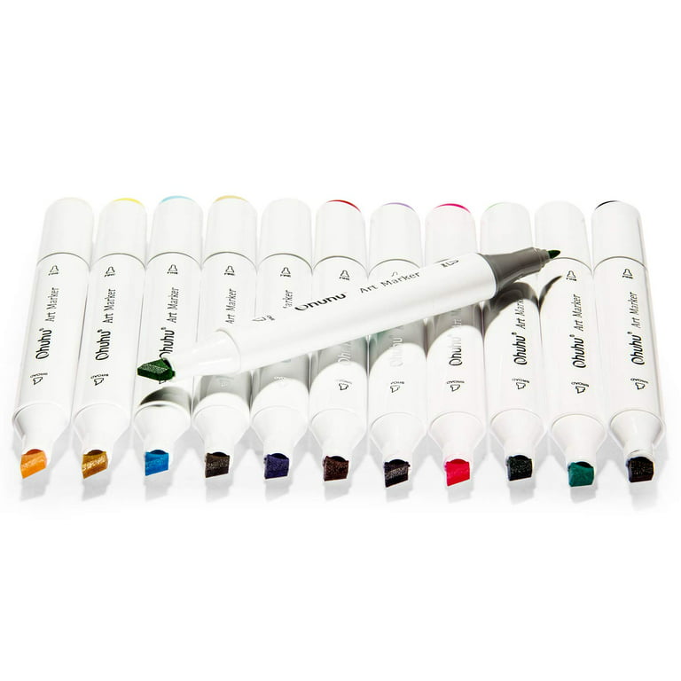 Ohuhu 12-color Dual Tips Sketch Marker Pens Art Markers for Kids,Highlighter  Pen