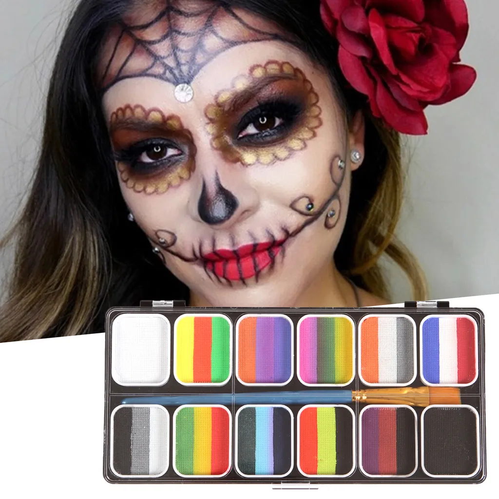 12 color high saturation watercolor paint easily soluble waterbased