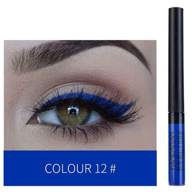 12 colors Matte Colorful Liquid Eyeliner Waterproof Smudgeproof
