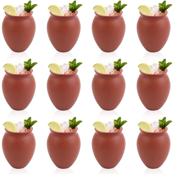 12 count 2 oz Mini Cantaritos de Barro Shot Cups for | Mini pottery cups for , margaritas, mojitos, Taco Tuesday, Mexican-themed parties, and celebrations