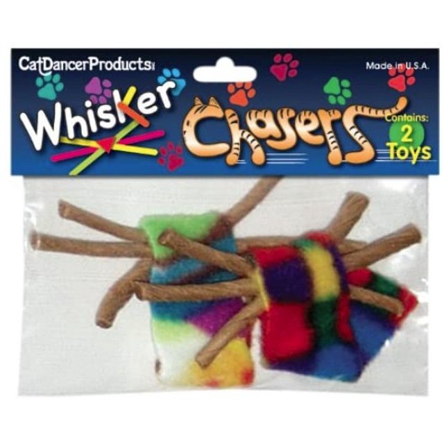 12 count (6 x 2 ct) Cat Dancer Whisker Chasers Cat Toy
