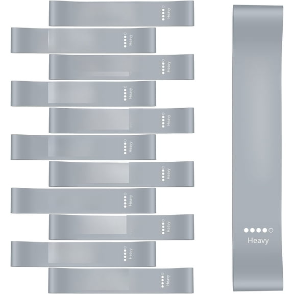 12 count Latex Resistance Loop Exercise Bands for Booty Workout Stretch Exercise Bands Non Slip for  Squat Resistance Loop Women Men Starter   Thigh Fitness