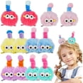thumbnail image 1 of 12 count  Pop Pop Hair Clips, Crazy Hair Day Accessories, Cute Fuzzy Hair Clips, Funny Spiral Pom Pom Hair Clip for Little Ones, Colorful Novelty Hair Barrettes, Party Event Supplies, 1 of 5