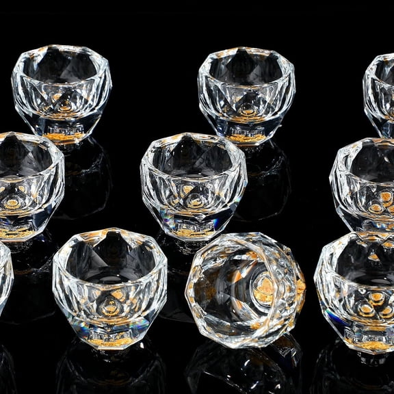 12 count Small Shot Glasses with 24k Leaf Flakes - Mini Shot Glasses Set Luxury Drinking Glassware for Party Bar Decor Collection (Large,1.7 oz)