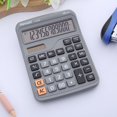 thumbnail image 1 of 12-Digit Large LCD Display, Solar and Battery Dual Power Calculator, 1 of 8