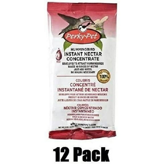 Perky-Pet High Energy Hummingbird Nectar Food Concentrate - 12 Pack, 8 Ounce