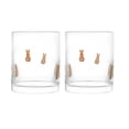 thumbnail image 1 of 12 fl oz Easter Bunny Charm Drinking Glasses, Set of 2 Glass Juice Cups Drinking Glass for Women Sister Friend Party, 1 of 6