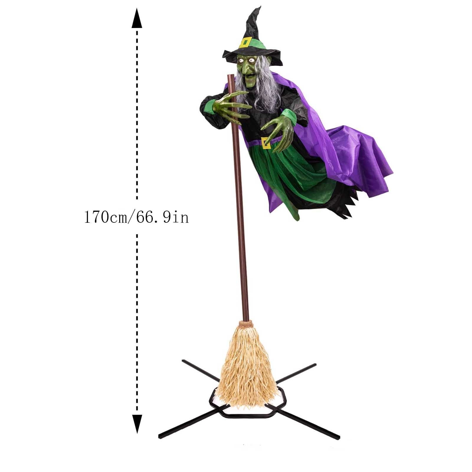 Animated Hovering Witch Halloween Animatronics Clearance Halloween