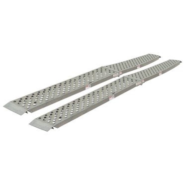 2-Pack Aluminum Support Legs For Loading Ramps - Adjustable Folding Legs For ATV, Motorcycle & Truck Ramps