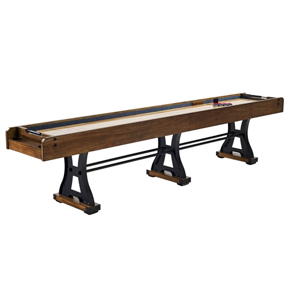 12 ft. Coventry Shuffleboard Table, Includes Accessories by Barrington Billiards