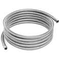 thumbnail image 1 of 12 ft Refrigerator Water Line, 1/4 Inch Compression Stainless Steel Ice Maker Hose Connector, For Medium-sized Residences with Moderate Distance, 1 of 7