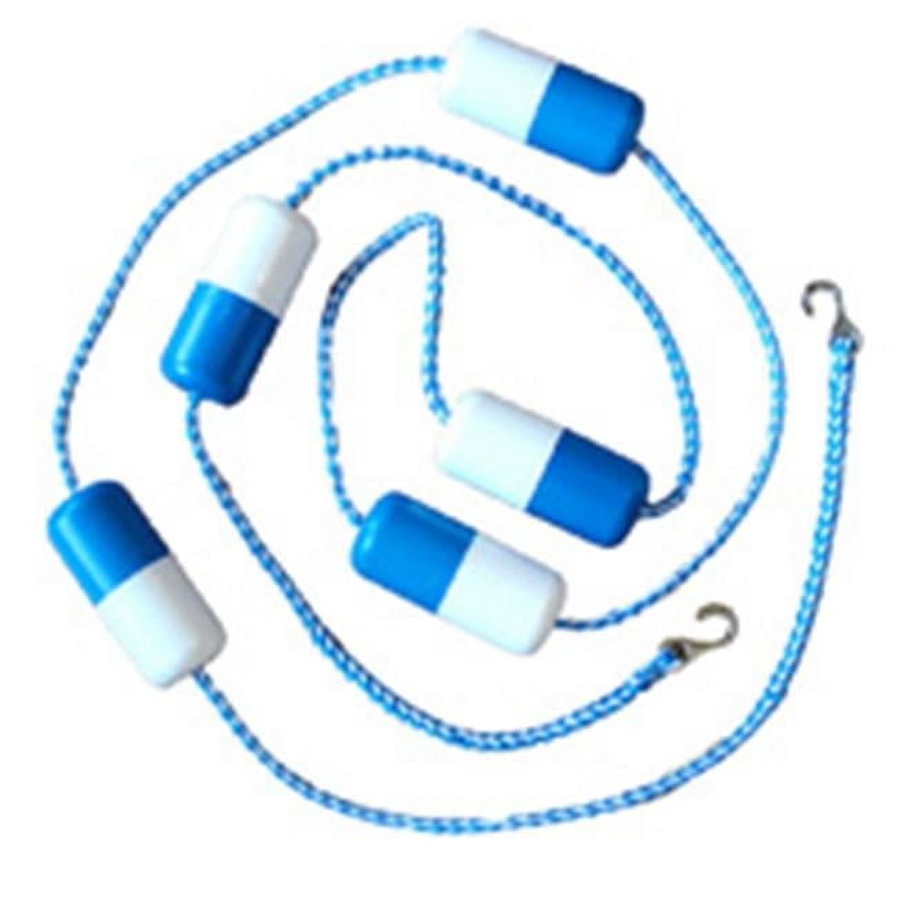 12 ft. Rope & Floats Kit, Blue & White - 0.37 in. Rope 3 x 5 in. Floats ...