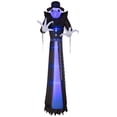 thumbnail image 1 of Gemmy Lightshow Airblown Inflatable ShortCircuit Victorian Reaper Giant (Black Light) , 12 ft Tall, Black, 1 of 4