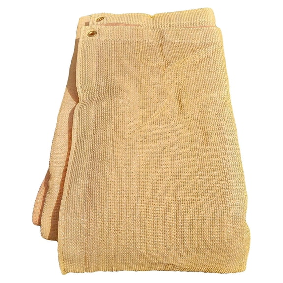 - 12 ft. x 14 ft. - Premium 70% Shade Cloth, Shade Sail, Sun Shade (Sand Color), Great for Shade Creation, windscreen, Privacy Screen, Kennel,etc 12 ft x 14 ft