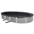12 ft. x 20 ft. Oval Black Rugged Mesh Above Ground Winter Pool Cover