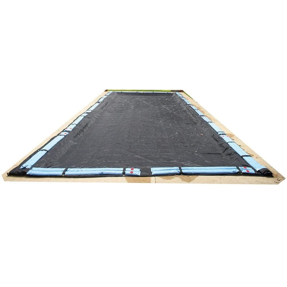 12 ft. x 20 ft. Rectangular Black Rugged Mesh In Ground Winter Pool