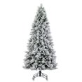 thumbnail image 1 of 12 ft. x 64 in. Flocked Jackson Pine Artificial Christmas Tree with Unlit Lights, 1 of 9