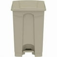 thumbnail image 1 of 12 gal Plastic Step-on Receptable, Tan, 1 of 1