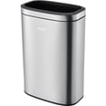 thumbnail image 1 of 12 gal Stainless Steel Slim Open Top Trash Can, 1 of 1