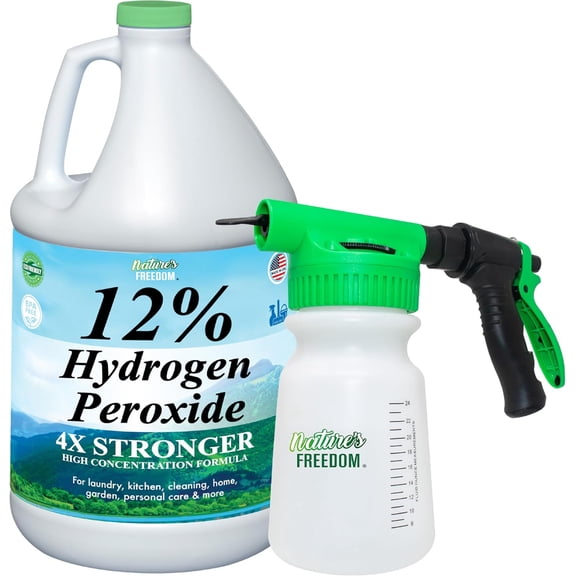 12% hydrogen peroxide with hose end sprayer