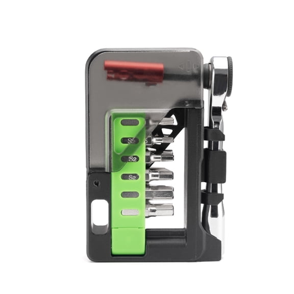 12 in 1 Bike Maintenance Multitool Small Ratchet Wrench Light Weight Cycling Tool Alloys Bit Extension Bar Repair Set