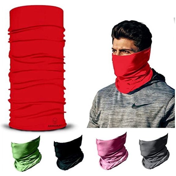 12-in-1 Face Mask & Headband Neck Gaiter Bandana Balaclava for Sports Hiking & Fishing