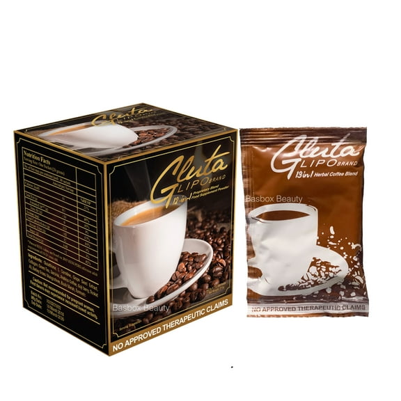 12-in-1 Glutalipo Coffee, 10 Sachets