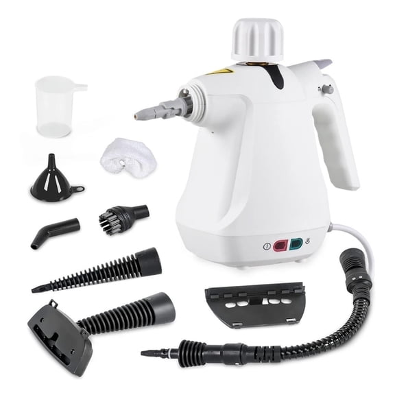 12-in-1 Handheld Steam Cleaner, Multi-Purpose Pressurized Steamer for Tile & Upholstery