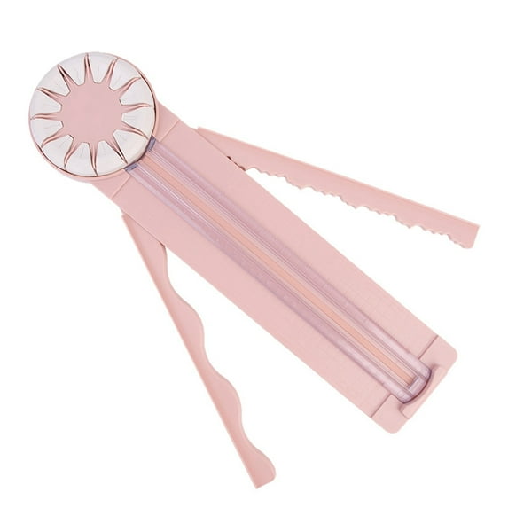 12 - in - 1 Paper Cutter - Roll Paper Trimmer with 12 Cutting Types, Ideal for Photo Cards, Scrapbooking and Packaging